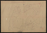 Section B dite des Bois 3e feuille (ancienne 3e feuille). Plan révisé pour 1936.
