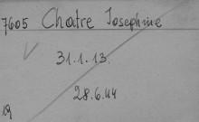 CHATRE Joséphine