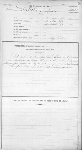 LALICHE, Joséphine.