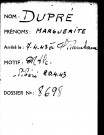 DUPRE Marguerite