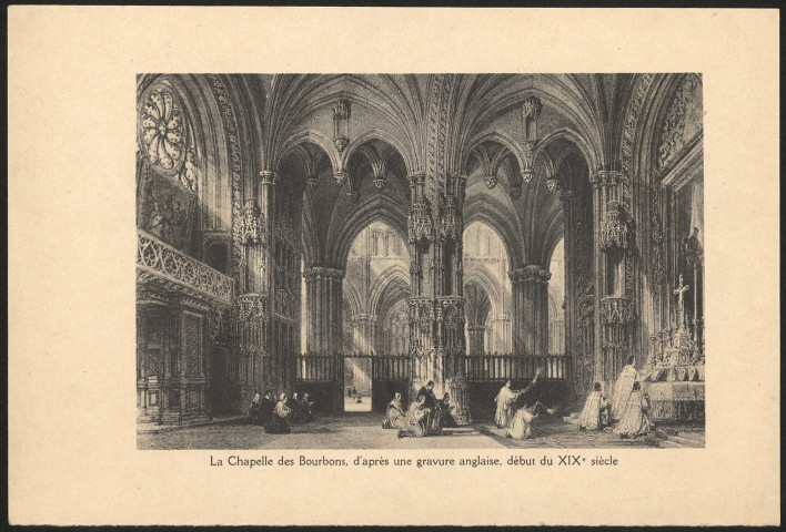 La chapelle des Bourbons à la cathédrale Saint-Jean-Baptiste de Lyon.