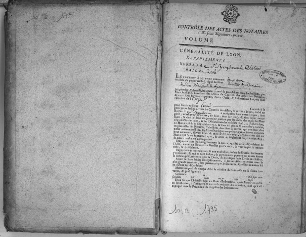 7 mai 1783-24 avril 1785.