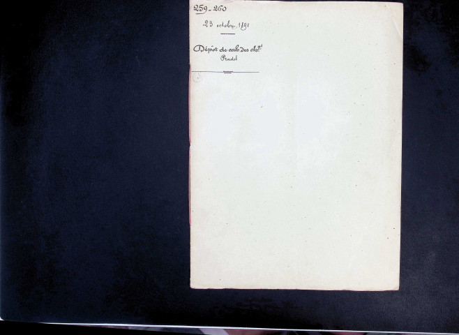 Juillet-décembre 1891