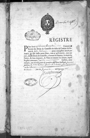 10 novembre 1710-25 avril 1715.