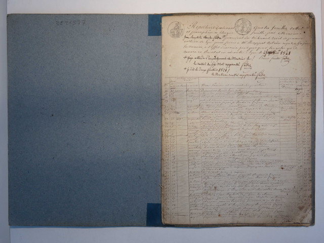 26 janvier 1821-26 décembre 1823