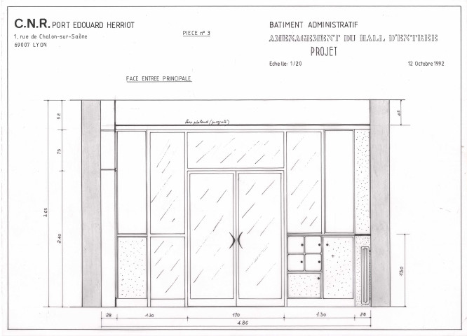 Bâtiment administratif du port Édouard Herriot (7e arrondissement de Lyon).