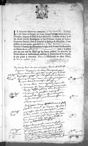23 mars 1719-20 septembre 1719.