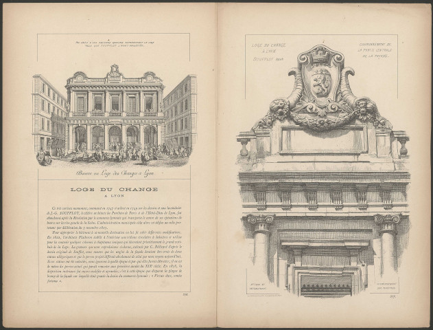 Loge du Change à Lyon.