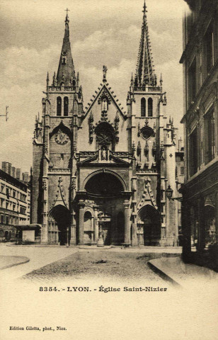 Lyon. Eglise Saint-Nizier.