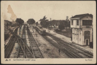 Camp de Sathonay. La gare.