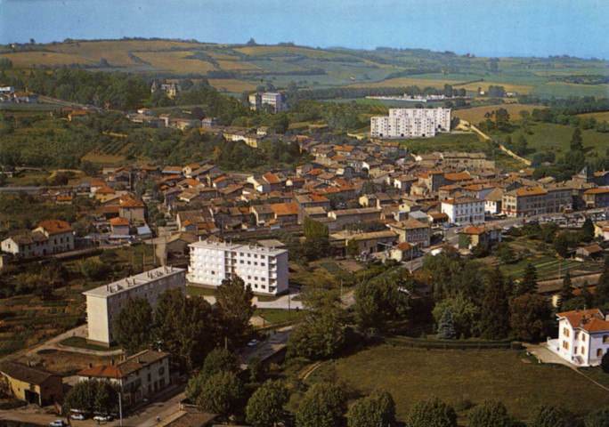 Saint-Symphorien-d'Ozon. Vue générale.