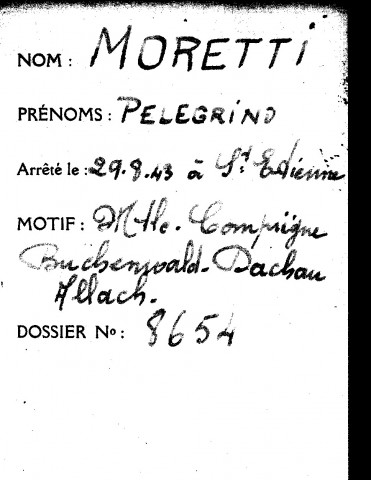 MORETTI Pelegrino