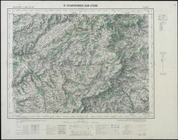 Saint-Symphorien-sur-Coise. Feuille XXIX-32.