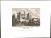 Vue du château de la Motte près de Lyon.