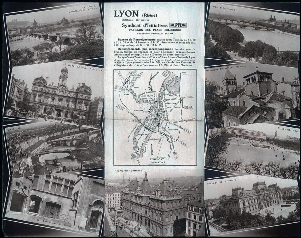 Lyon. Centre commercial, industriel, intellectuel et touristique.