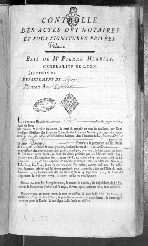 31 mai 1758-17 avril 1760.
