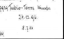 TUBIO-TORRES Vicente/Vincentes