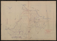 Section D dite de Courcenay (partie de l'ancienne section D) feuille n°1 (partie de l'ancienne 1ère feuille). Plan révisé pour 1939.