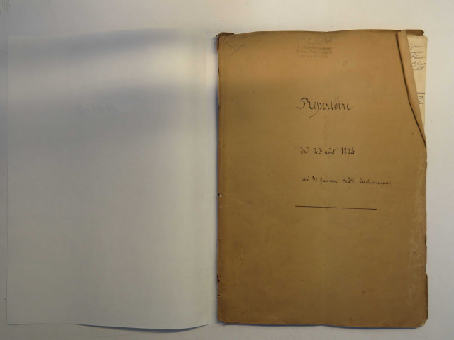 23 août 1874-31 janvier 1878