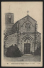 Sainte-Catherine-sur-Riverie. L'église vue de face.