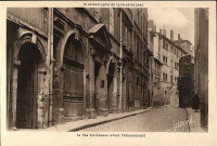 La rue Tramassac avant l'éboulement.