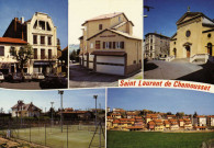 Saint-Laurent-de-Chamousset. Vues multiples en mosaïque.