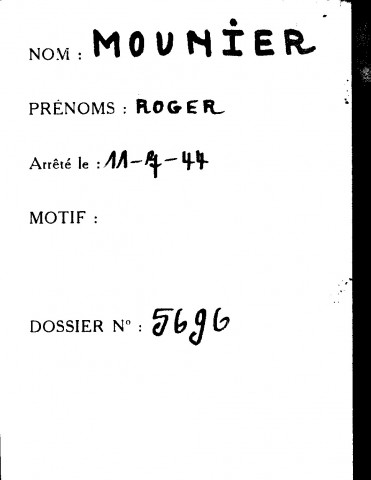 MOUNIER Roger