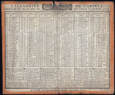 Calendrier de cabinet pour l'an XIe de la République française et pour l'année 1803.