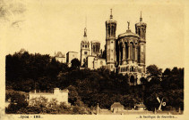 Lyon. La basilique de Fourvière.