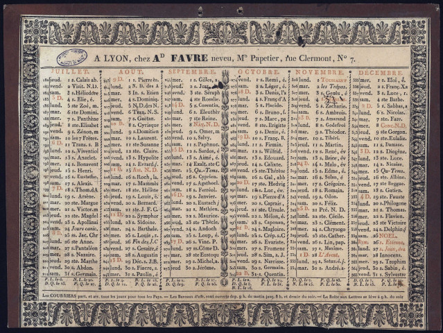 Almanach de cabinet pour l'année 1830.