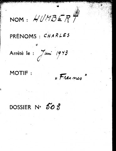 HUMBERT Charles