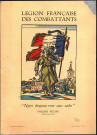 Légion française des Combattants. "Notre drapeau reste sans tache". Philippe Pétain, chef de la Légion (avril 1941).