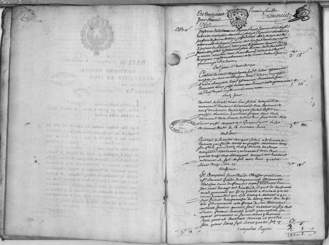 11 avril 1750-25 janvier 1754.