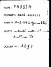 FASSIN René Georges