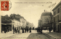Villefranche-sur-Saône. Rue Nationale. La porte de Belleville.