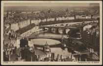 Lyon. Perspective sur la Saône.