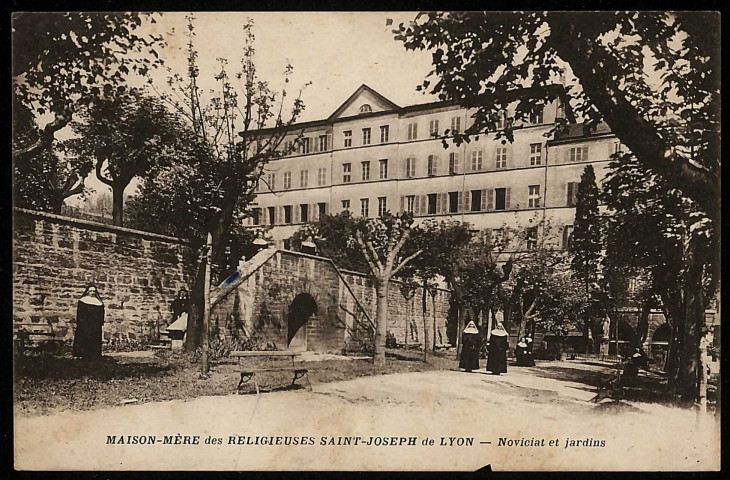 Maison-mère des religieuses Saint-Joseph de Lyon - Noviciat et jardins.