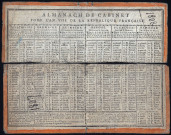 Almanach de cabinet pour l'an VIII de la République française.
