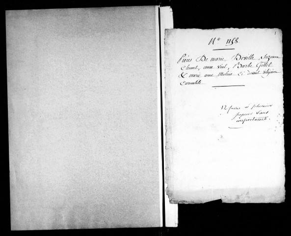 Dossiers n° 1158-1186.