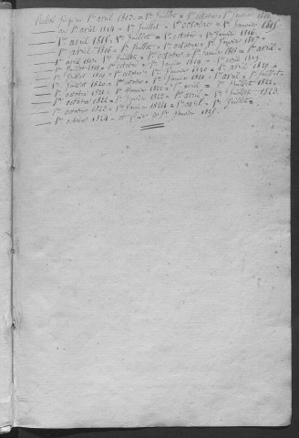 1er janvier 1813-1er janvier 1825 (volume 4).