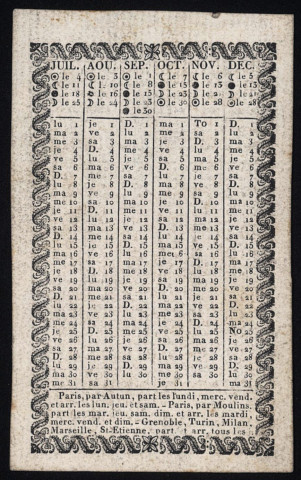 Almanach pour l'an 1822.