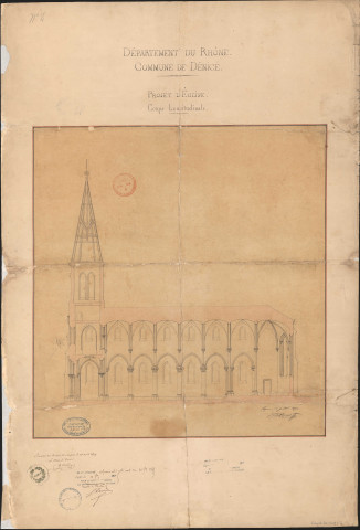 Coupe longitudinale (n° 4).
