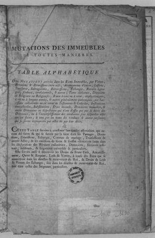 Janvier 1769-janvier 1777.