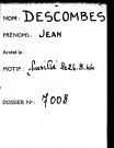 DESCOMBES Jean