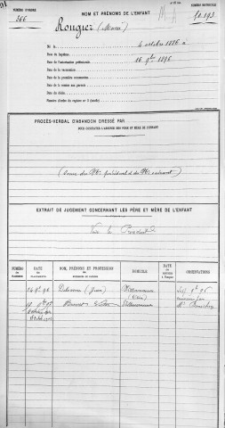 RONGIER / ROUGIER, Marie.