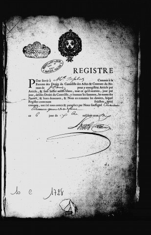 7 décembre 1710-18 avril 1715.