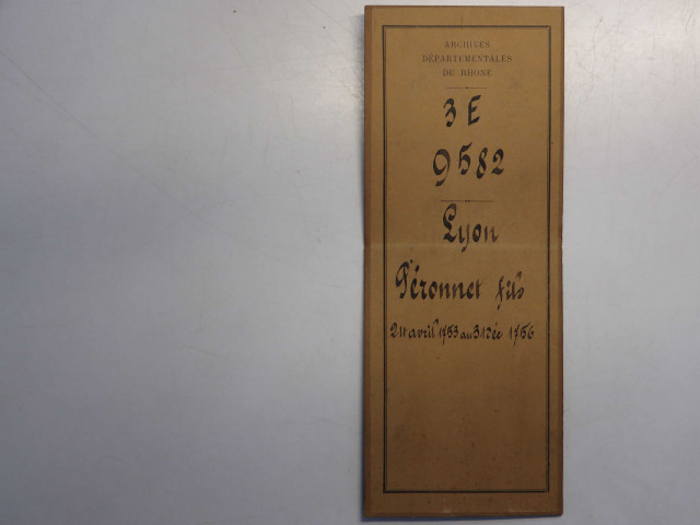 24 avril 1753-31 décembre 1756