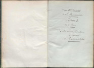 Livre de mutations des propriétés bâties et non bâties.