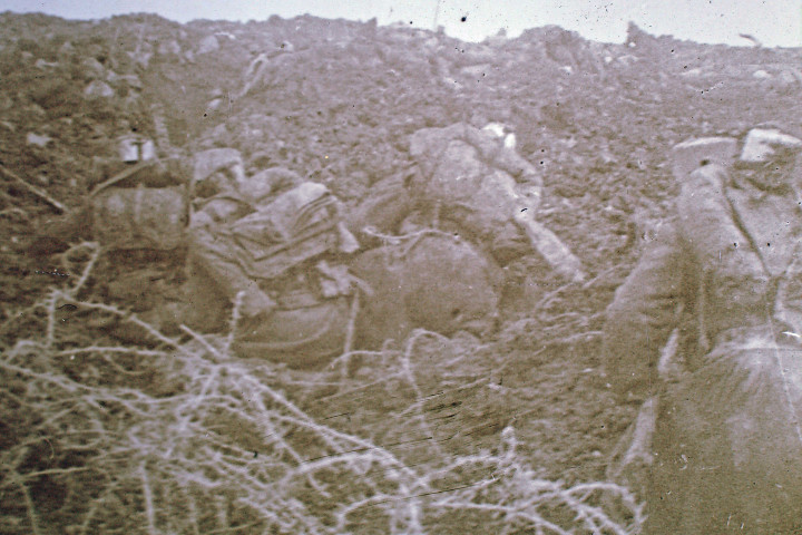 Éparges, en pleine attaque.