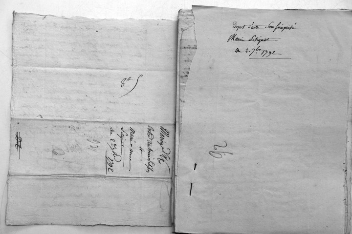 Janvier-16 septembre 1792